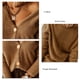 thumbnail image 5 of Mujeres V Masajeadores de cuello casual cardigan manga larga metal solo breasted suéter para otoño e invierno, 5 of 6