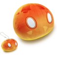 thumbnail image 1 of 2PC Fire Slime Plush Pillow with Keychain, Slime Stuffed Animal Toys, Fire, 1 of 6