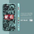 thumbnail image 3 of Case For iPhone 14 13 12 11 Pro XS Max Mini X XR 7 8 6 6S Plus Colour Simple Liquid Silicone Case Marvel Iron Spider-Man Comics, 3 of 5