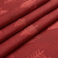 thumbnail image 6 of Sm:)e Pine Tree Snowflake Yarn Dyed Jacquard Woven Christmas Tablecloth 60x104 Inch, for Dining Decor, Rectangle, Red, 6 of 7