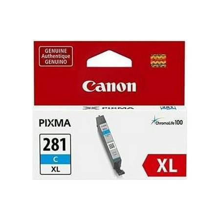 Canon - CLI-281 XL High-Yield - Cyan Ink Cartridge - Cyan