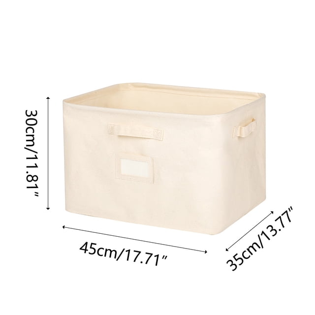 Agiferg Cotton Clothes Storage Box Wardrobe Cloth Underwear Storage Box Quilt Sorting Bag Toy Sundries Storage Basket