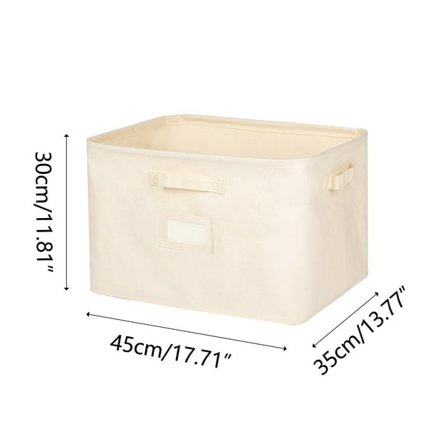 Yhmxh Organizadores y almacenamiento Caja de almacenamiento de ropa de algodón, armario, ropa interior, bolsa para clasificar colchas, cesta para guardar juguetes y artículos diversos.