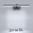 thumbnail image 2 of 9W LED Vanity Light for Bathrooms, Modern LED Light with 180° Lighting Angle and Matt Black Finish for Energy-Efficient Spaces, 2 of 5