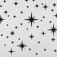 thumbnail image 4 of Plantillas de pintura con estrellas, paquete de 4 plantillas reutilizables para dibujo, color blanco, 4 of 7