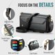 thumbnail image 5 of Funda de cuero Compatible con Samsung Galaxy S25 FE, [Bloqueo RFID] Cartera Multifuncional, Bolso, Funda de cuero con Ranuras para Tarjetas, Pata de Cabra, Bandolera Cruzada para Mujer, Hombre, 5 of 8