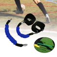 thumbnail image 1 of Bandas elásticas para piernas y tobillos, cuerdas de resistencia para entrenamiento de salto, cinturones de cintura para taekwondo, gimnasio y fitness Azul, 1 of 8