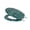 Jade, variant on Dream Bath Heavy Duty Round Toilet Seat with non-slip seat and quick-attach easy install hardware, Marbleized Wood Grey
