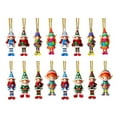 thumbnail image 2 of Dserhfy Christmas Elf Ornaments Wooden Elf Boys Girls Christmas Tree Hanging Ornaments for Home Tree Indoor Outdoor Holiday Decor, 2 of 8