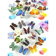 Toner Depot 20 Pcs LED Flashing 3D Butterfly Home Decor Night Lights
