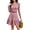 Pink, variant on Sweater Dress for Women Long Sleeve Round Neck Dresses Elegant A-Line Knitted Swing Dress for Fall Winter Dark Blue S