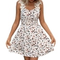 thumbnail image 2 of Bnwani Dresses for Women,Womens Dresses,Color Block,Lace,Cropped,Sleeveless,White,M, 2 of 6