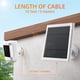 thumbnail image 4 of Cargador de panel solar Paodekua de 4 W, paquete de 3 con cable de 10 pies para anillo, 4 of 7