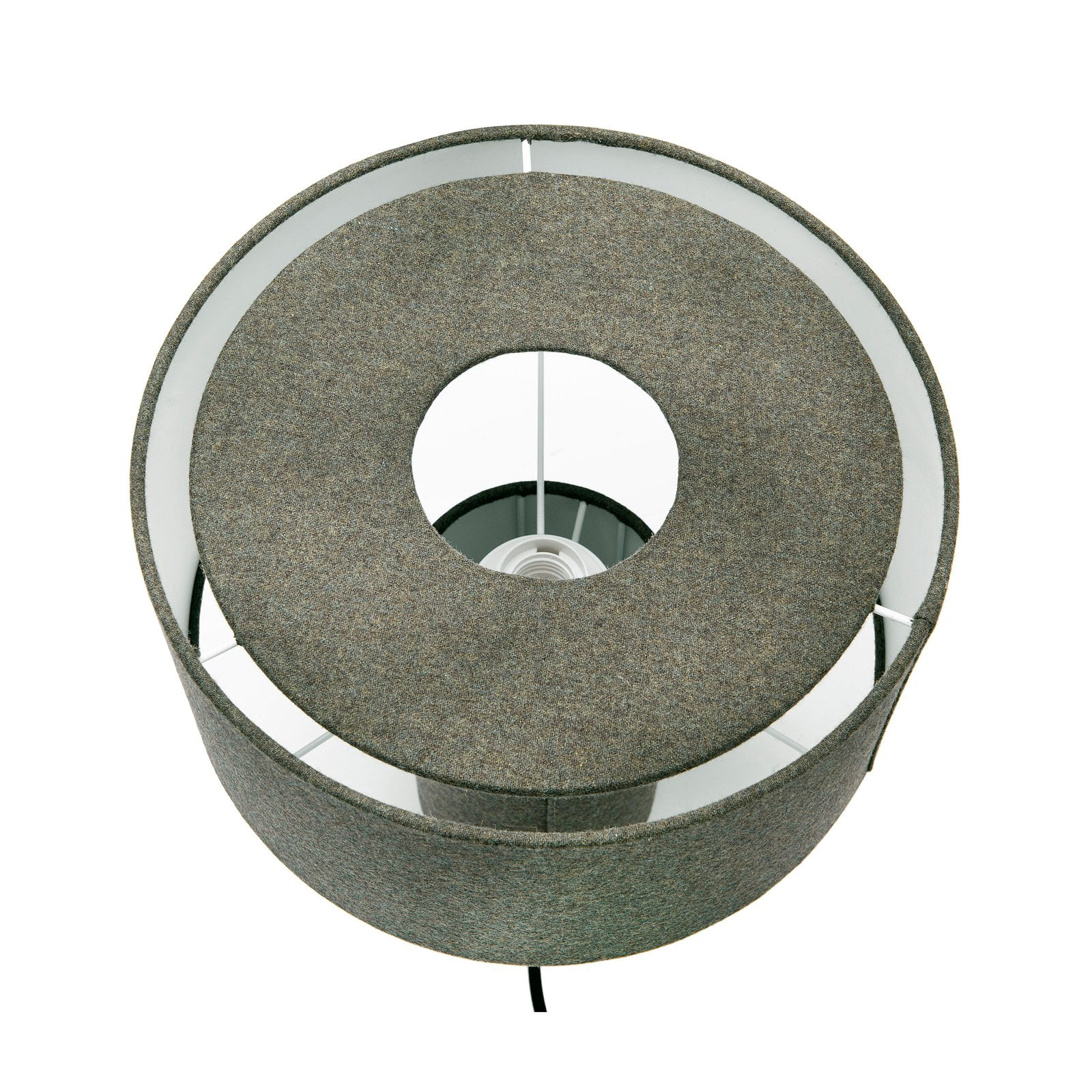 Grey Wool Blend Table Lamp by Sprinkle & Bloom