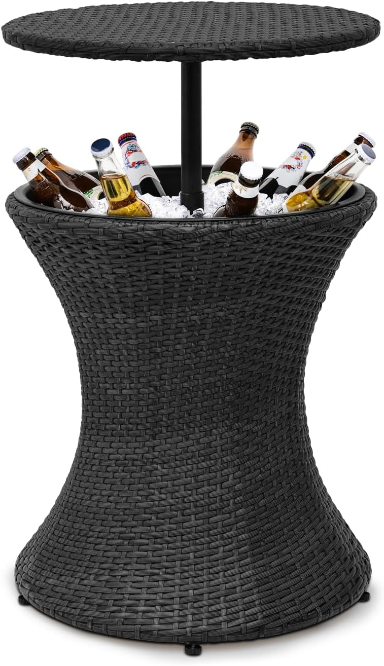 Cool Bar Outdoor Table Patio Furniture, 7.5 Gallon Outdoor Cool Bar