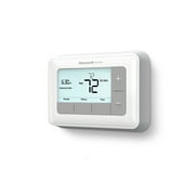 Angle View: Ademco Honeywell 7-Day Programmable Thermostat, Gray/White