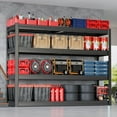 thumbnail image 6 of PMKES 67" Wide Garage Shelving Unit, 67" W x 24" D x 68" H, Heavy Duty Garage Storage Shelves,3500 LBS Capacity, Industrial Adjustable Shelves for Basement Warehouse, 6 of 8