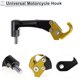 thumbnail image 5 of Gancho colgante ajustable para motocicleta, mango plano torcido con gancho, soporte para casco, bolsa de equipaje, aleación de aluminio dorado, 5 of 7