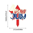 thumbnail image 3 of Tyidzon 4th of July Decorations Patriotic Garden Stakes Vintage Lawn Yard Sign for Independence Day Home Outside Lawn Porch Decor, 3 of 5