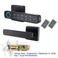 thumbnail image 2 of Smart Fingerprint Password RFID Card Lock Dead Bolt With Key For Indoor Wooden Metal Door ,Easy Installation, 2 of 3