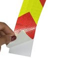 thumbnail image 3 of Etiqueta engomada del coche de la marca de advertencia de la cinta reflectante de flecha (amarillo fluorescente + rojo) Ehuebsd http://w.neototem.com/image/356305.03/normal/356305.03-3.jpg, 3 of 8