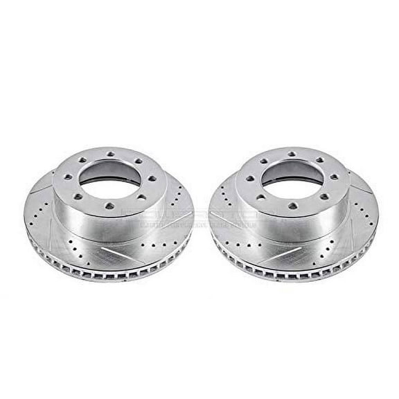 Power Stop AR8771XPR Front Evolution Drilled & Slotted Rotor Pair