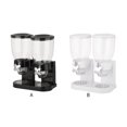 thumbnail image 2 of Advancent Contenedor de comida para dispensadores de copos de maíz, accesorios para desayuno fresco, dispensador de cereales Almacenamiento y organización del hogar negro, 2 of 6