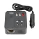 thumbnail image 1 of Convertidor de energía de 150 W, DEWIN 150 W Convertidor de energía para automóvil Inversor DC12‑24V a AC110‑220V 3 puertos USB Toma de encendedor de cigarrillos para vacaciones Viajes de trabajo Camp, 1 of 5