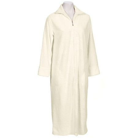Women's Zip-Front Plush Robe