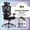 Black / Seat Cushion, variant on Serta AirHaven SX1100 All-Mesh Ergonomic Chair with Adjustable Headrest, Black