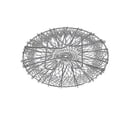 thumbnail image 4 of Panier à Salade Pliant avec Raideurs - Acier Inoxydable - Rangement Facile - Rotation Douce - 23cm, 4 of 4