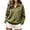 13#Army Green, variant on Womens Pullover Leopard Print Lapel Collar Sweatshirt for Women Fall Winter V Neck Long Sleeve Loose Fit Oversized Casual Tops Ladies Streetwear Brown 2XL