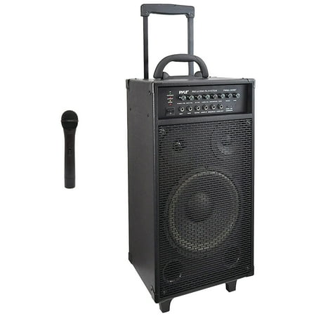 Pyle Pwma1050bt 800w Wireless Portable Bluetooth Pa System With Microphone