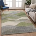 thumbnail image 6 of Addison Rugs Mayfield Premium Machine Washable Transitional Stripes Green Rectangle Rug, 10' x 14', 6 of 6