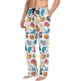 thumbnail image 4 of GZHJMY Cat Pajama Pants for Men, Lounge Pants Lightweight Men Pajama Bottoms with Drawstring Pockets, Christmas New Year Birthday Gifts, X-Large, 4 of 6