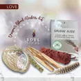 thumbnail image 4 of Sage Smudge Kit | Dragon's Blood Sage, Sweetgrass Braid, 2 Palo Santo Sticks, Abalone Shell, & Feather Smudging Kit for Meditation, Yoga, Reiki, Home Cleansing, Aromatherapy, 4 of 4
