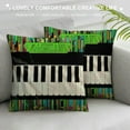 thumbnail image 3 of Nawypu  Personalized Piano Keyboard Throw Pillow Cover Throw Pillow Cover (NO Insert) - Decorative Throw Pillow Cover - Soft, 3 of 5