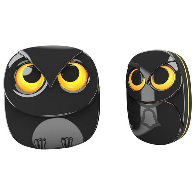 TISHITA Wireless Doorbell Attachments Easy to Install Owls Shape for Gate Home Shed
