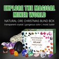 thumbnail image 4 of Calendario de Adviento de Navidad, caja de regalo sorpresa de mineral de cuenta regresiva de 24 días, regalo de Navidad para niños, juego de juguetes de colección de piedra de cristal, 4 of 4