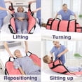thumbnail image 4 of ZHEEYI Multipurpose 48" x 40" Positioning Bed Pad with Reinforced Handles - Reusable & Washable Patient Sheet for Turning, Lifting & Repositioning - Double-Sided Nylon Fabric, Pink, 4 of 15