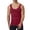 Red, variant on Workout Tank Tops Men Body Shaper Seamless Tummy Control Compression Sleeveless Shirt Athletic Running Gym Tanks