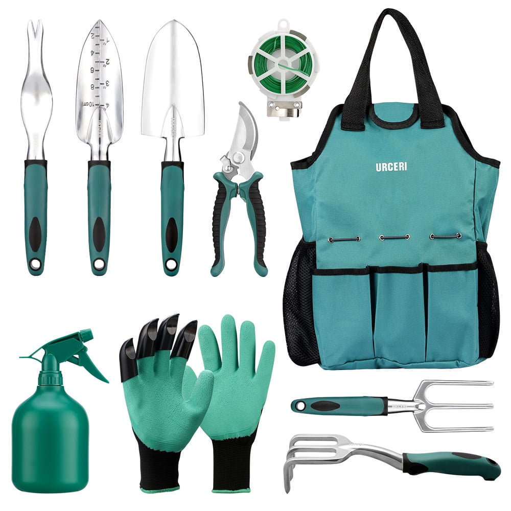 10-Piece Garden Tool Set, Gardening Tools with Gloves ...