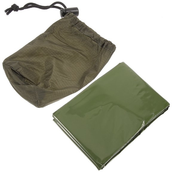 ibasenice Emergency Thermal Foil Blanket with Aluminum Film Wrap - 1 Set for Survival, , Outdoor & Camping Use
