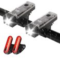 thumbnail image 1 of Luces de bicicleta Hilngav USB-C recargables delanteras y traseras, 1 of 6