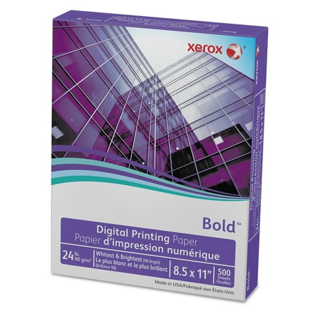 Xerox Media - Xerox Digital Color Xpressions Paper, 98 Brightness, 24lb, 8-1/2x11, WE, 500 Shts/Rm