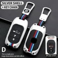 thumbnail image 6 of Car Key Case Cover Key Bag for Honda Civic Accord Vezel 2022 CR-V XR-V Accessories Car-Styling Holder Shell Keychain Protection, 6 of 14
