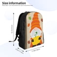 thumbnail image 4 of Fotbe Hello Fall Gnomes 1 Travel Laptop Backpack, Business Slim Sturdy Laptops Backpack, Water Resistant College School Computer Bag Gift for Men & Women Fits 15.6 Inch Notebook, 4 of 8