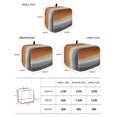 thumbnail image 2 of Orange Gray Toaster Cover 4 Slice, Large Kitchen Appliance Covers, Farmhouse Retro Gradient Wooden Grain Toaster Oven Cover with Loop, Bread Machine Cover Polyester Dust Cover Protection, 2 of 4