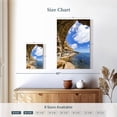 thumbnail image 4 of Elephant Stock San Diego Sunset Cliffs Cave Wall Art - Vertical Canvas Wall Art - Living Room Wall Decor - Beach Canvas - Blue And White Decor By Melanie Viola - 8" x 12", 4 of 8