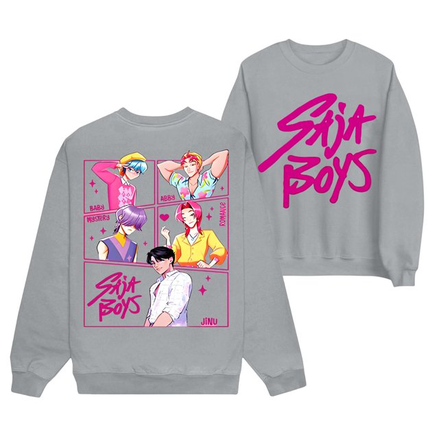 Pop cazadora para niña Round-Neck Sweatshirt,Soft Streetwear Pullover,Cute Long Sleeve Sweatshirt for Fall Winter (Gray)
